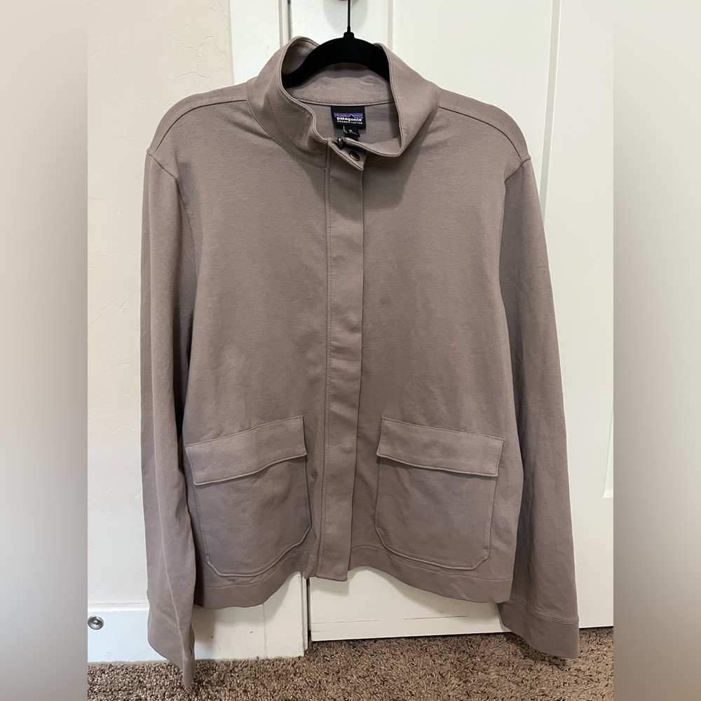 Patagonia Organic Cotton Roaming Layering Shirt Jacket Lavender Purple Size XL